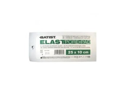 batist elastpore pad sterilni naplast 10x25 cm 1 kus 40867