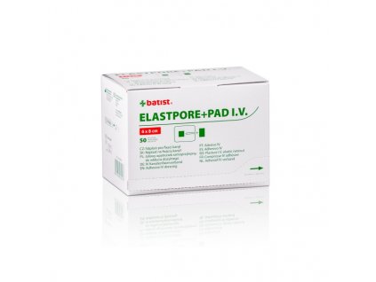 elastpore pad i v 6x8cm steril