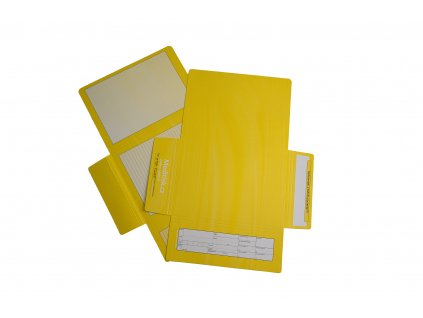 Zdravotní záznam -  intenzivně žlutá, desky na zdravotnickou dokumentaci