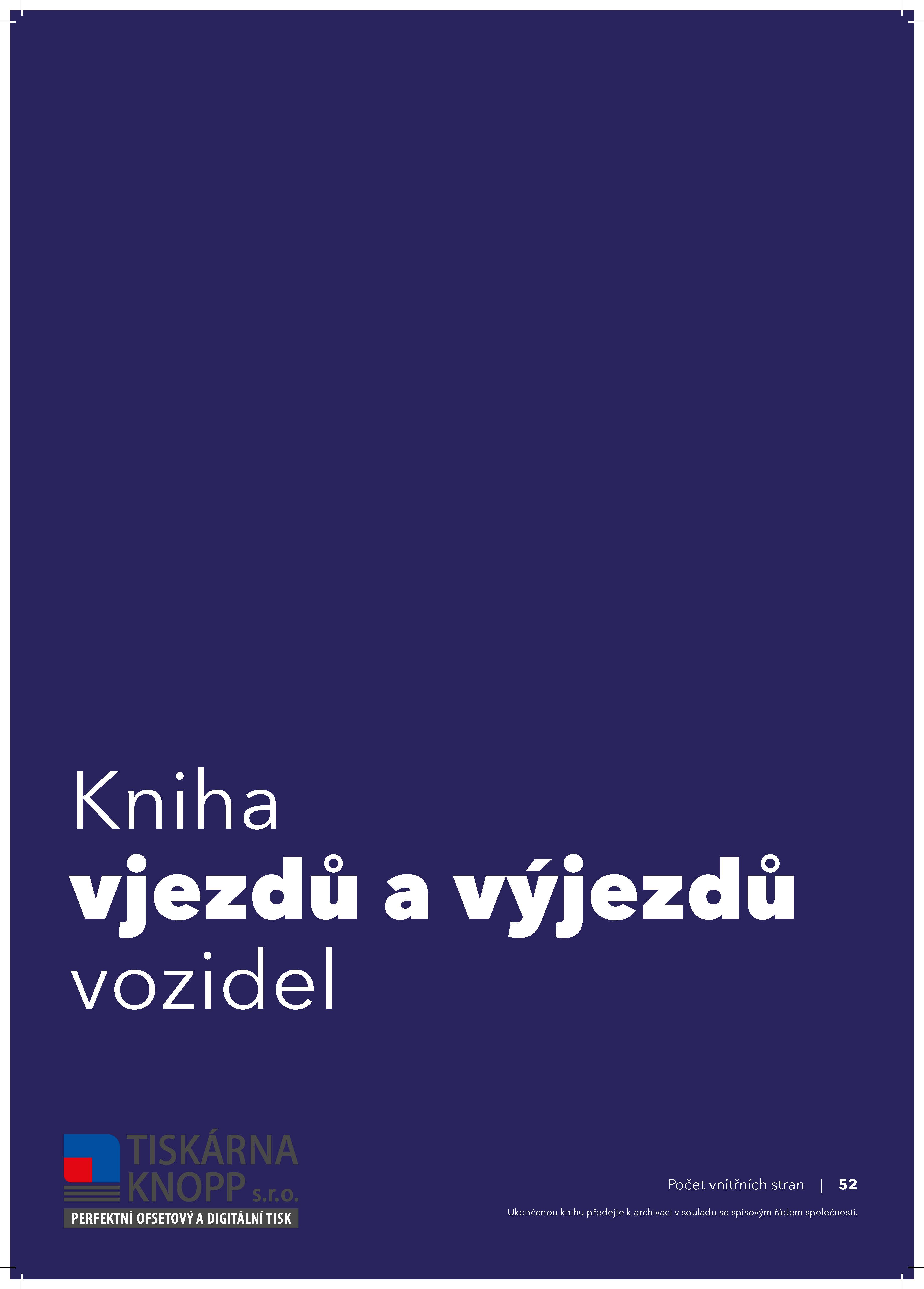 Kniha vjezdů a výjezdů