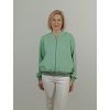 Ručne šitá zelená zdravotnícka mikina z kvalitnej teplákoviny