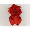 Scrunchie do vlasov červená – ideálna na každý deň