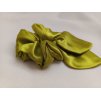 Scrunchies zelená s mašličkou
