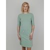 Zdravotnícke zelené šaty pohodlné a ženské oblečenie do práce