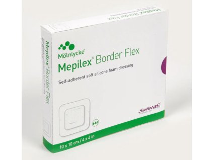 1077 mepilex border flex ovalne penove krytie s okrajom 15x19cm