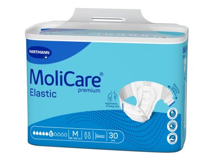1122 molicare premium elastic 6 kvapiek zalepovacie nohavicky m