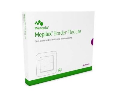 1170 mepilex border flex lite tenke penove krytie s okrajom 15x15cm
