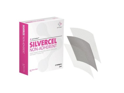 1206 silvercel antimikrobialne alginatove krytie so striebrom 11x11cm
