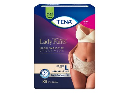 1356 tena lady pants plus creme 6 kvapiek natahovacie nohavicky l