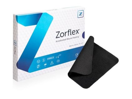 1575 zorflex antimikrobialne uhlikove krytie 10 10cm