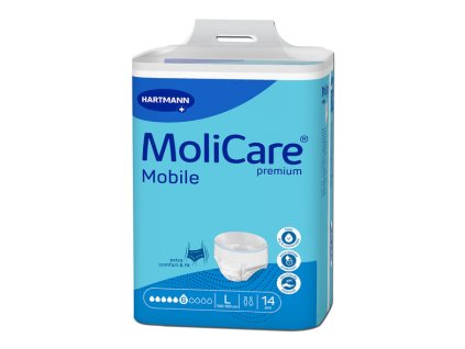 1854 molicare premium mobile 6 kvapiek natahovacie nohavicky l