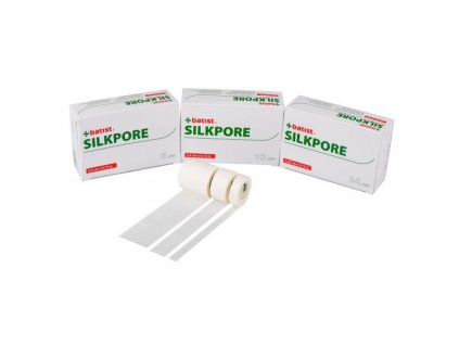 528 silkpore fixacna naplast z umeleho hodvabu 1 25cmx9 15m