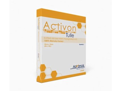 549 activon tulle gazove krytie medicinskym medom 10 10cm