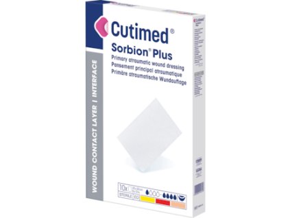 606 cutimed sorbion plus superabsorpcne krytie 20x20cm