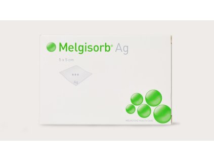 801 melgisorb ag gelotvorne vlaknite krytie so striebrom 5x5cm