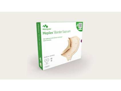 957 mepilex border sacrum sakralne krytie so silikonom 22x25cm