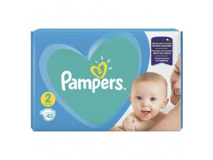 Pampers New Baby-Dry vel. 2 4-8 kg dětské pleny 43 ks