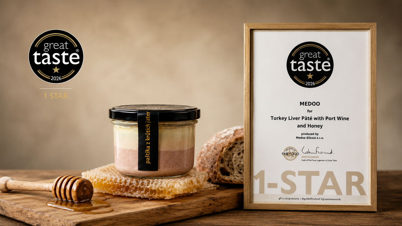 Paštika z krůtích jater získala hvězdu Great Taste 2026