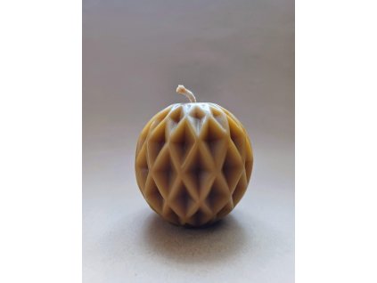 Svíčka z včelího vosku Bowle