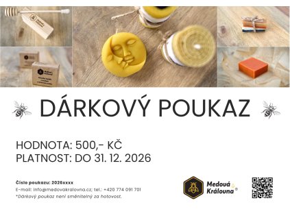 Dárkový poukaz 500 Kč