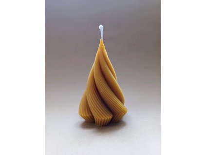 Svíčka z včelího vosku Stromeček