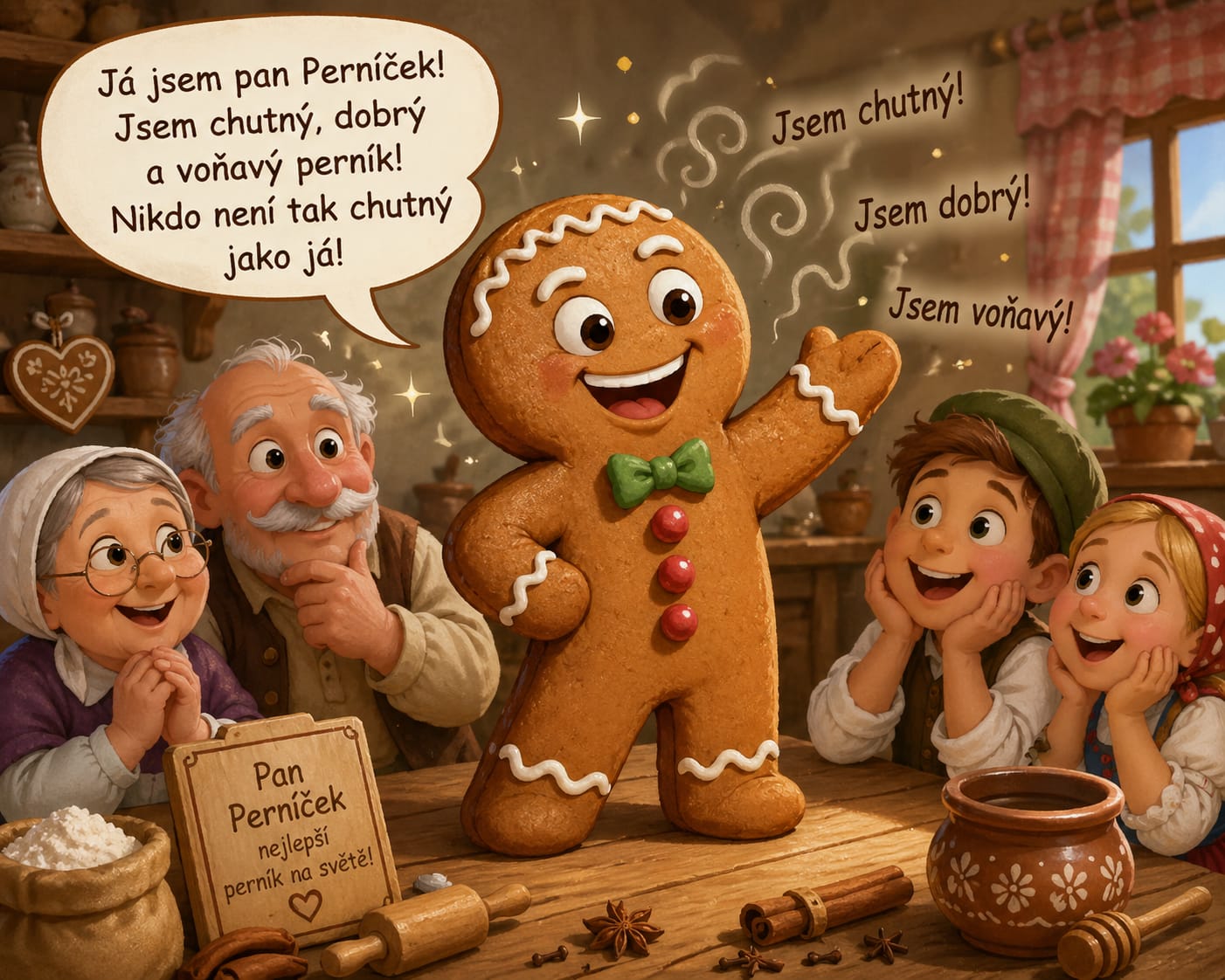 Pan Perníček medový perník