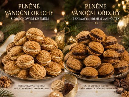 Vánoční plněné ořechy 300 g