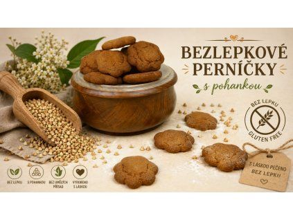 Bezlepkové perníčky MEDUŇKA