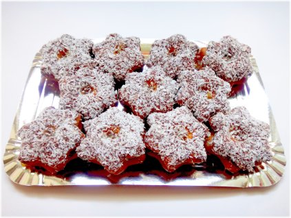 Medové perníčky s ovocnou náplní 100 g Medový perník. Ruční práce. Handicraft.