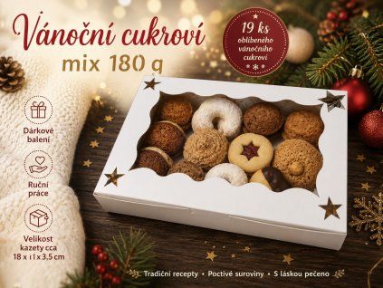 Vánoční cukroví mix 180 g