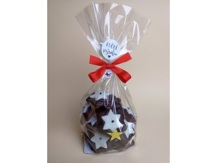 Medové perníčky sváteční 250 g - hvězdičky Medový perník. Ruční práce. Handicraft.