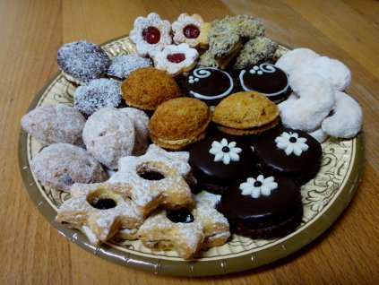 Čoko - dortíčky s nugátem 200 g Kytička Cukrářský výrobek s náplní ostatní. Vánoční cukroví.