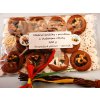 Medové koláčky s povidlím a ořechy 100 g  Medový perník s náplní. Ruční práce.