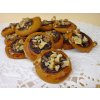 Medové koláčky s povidlím a ořechy 100 g  Medový perník s náplní. Ruční práce.