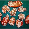 ZDOBENÝ PERNÍK - VÁNOČNÍ + varianty  Medový perník. Ruční práce. Handicraft.