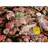 Sváteční perníkové pečení PB 200 g Vánoční  Medový perník. Ruční práce. Handicraft.