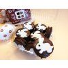 Čoko - dortíčky s nugátem 200 g  Cukrářský výrobek s náplní ostatní. Vánoční cukroví.
