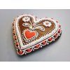 ZDOBENÝ PERNÍK - SRDCE, SRDÍČKA + varianty  Medový perník. Ruční práce. Handicraft.