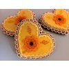 ZDOBENÝ PERNÍK - SRDCE, SRDÍČKA + varianty  Medový perník. Ruční práce. Handicraft.