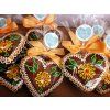 ZDOBENÝ PERNÍK - SRDCE, SRDÍČKA + varianty  Medový perník. Ruční práce. Handicraft.