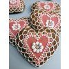 ZDOBENÝ PERNÍK - SRDCE, SRDÍČKA + varianty  Medový perník. Ruční práce. Handicraft.