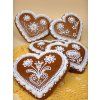 ZDOBENÝ PERNÍK - SRDCE, SRDÍČKA + varianty  Medový perník. Ruční práce. Handicraft.