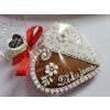 ZDOBENÝ PERNÍK - SRDCE, SRDÍČKA + varianty  Medový perník. Ruční práce. Handicraft.