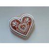 ZDOBENÝ PERNÍK - SRDCE, SRDÍČKA + varianty  Medový perník. Ruční práce. Handicraft.