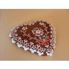 ZDOBENÝ PERNÍK - SRDCE, SRDÍČKA + varianty  Medový perník. Ruční práce. Handicraft.