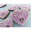 ZDOBENÝ PERNÍK - SRDCE, SRDÍČKA + varianty  Medový perník. Ruční práce. Handicraft.