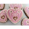 ZDOBENÝ PERNÍK - SRDCE, SRDÍČKA + varianty  Medový perník. Ruční práce. Handicraft.