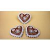 ZDOBENÝ PERNÍK - SRDCE, SRDÍČKA + varianty  Medový perník. Ruční práce. Handicraft.