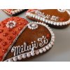 ZDOBENÝ PERNÍK - SRDCE, SRDÍČKO + varianty  Medový perník. Ruční práce. Handicraft.
