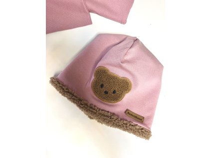 Zimní čepice Teddy s beránkem  Zimní čepice Teddy – hřejivá s měkkým beránkem